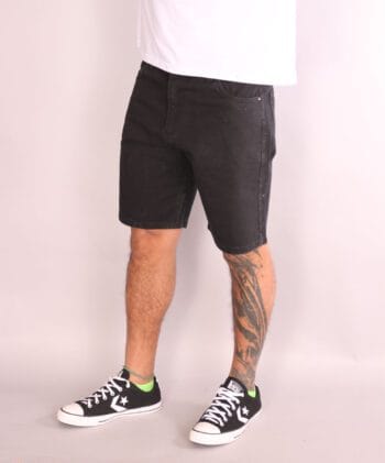 Bermuda Gabardina Rigida PEP Negra NTF