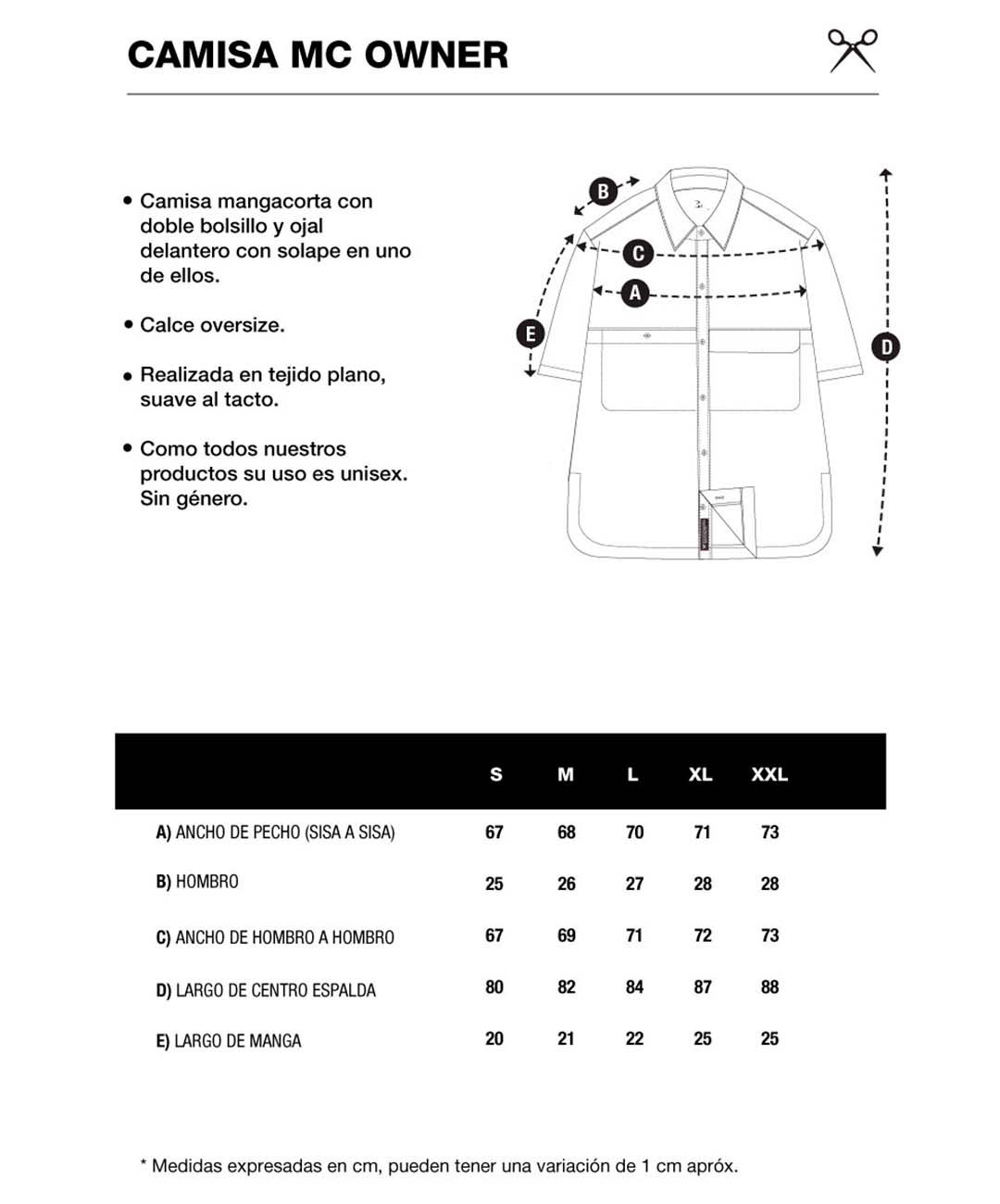 camisa owner LUXO