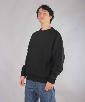 Buzo Friza Oversize Basic Negro NTF
